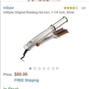Instyler rotating iron