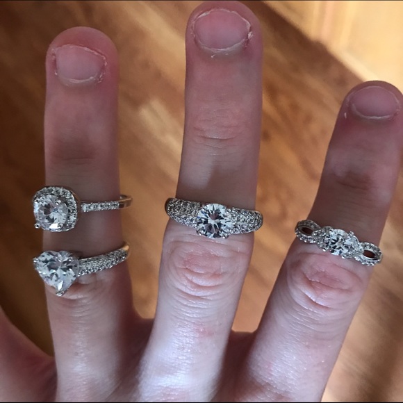 Stunning Cubic Zirconia Styled Rings