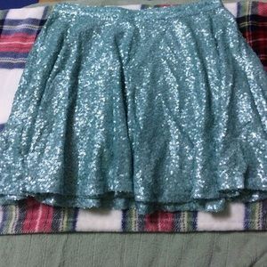 NWOT Forever 21 Sequin Skater Skirt
