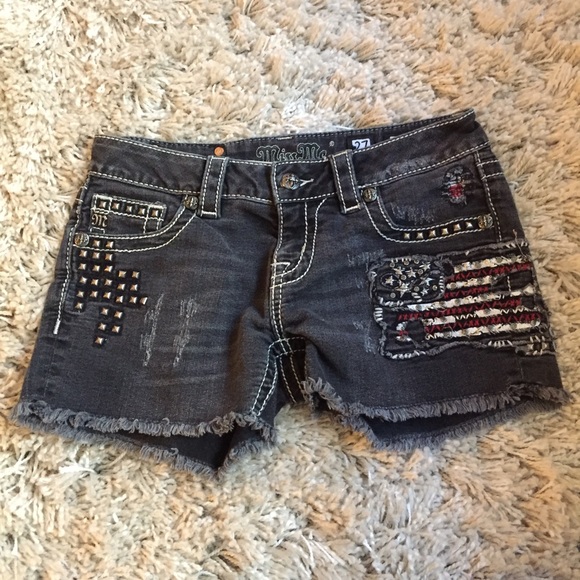 Miss Me Pants - Miss Me America Bling Short 🇺🇸