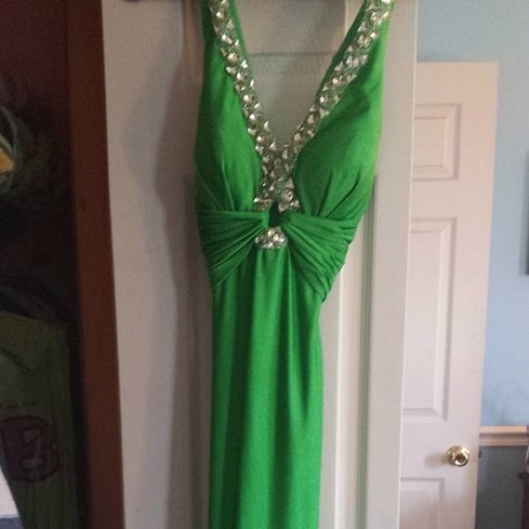 Green prom dress