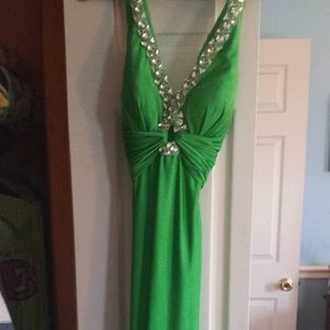 Green prom dress