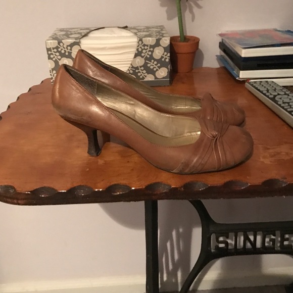 Aldo brown leather heels - Picture 1 of 2