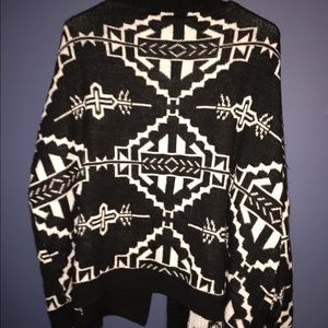 Tribal cardigan.