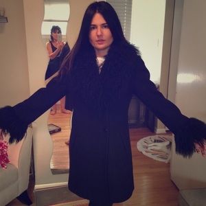 PRICE REDUCED. Super Fun Black Winter Coat