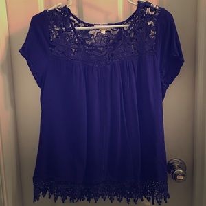 Stitch Fix Skies are Blue Crochet Top