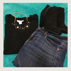 ⚫️Forever 21 Plain Black Tee⚫️