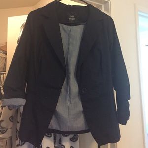 Navy blue blazer