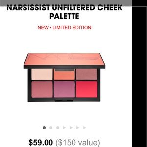 Nars unfiltered #1 blush cheek palette