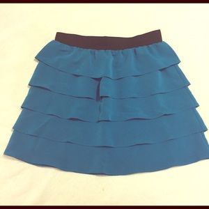 Women's ruffle mini skirt