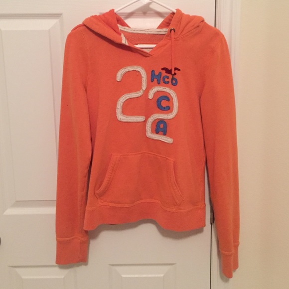 Orange Hollister hoodie - Picture 1 of 3