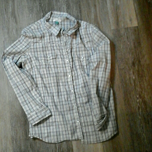 Old Navy Plaid Button down