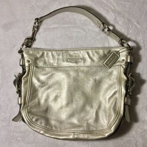Coach Zoe Hobo bag in Silver