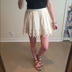 Nordstrom Lace Mini Skirt