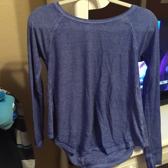 Blue long sleeve shirt