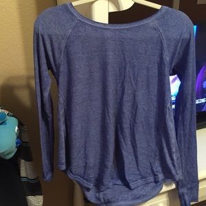 Blue long sleeve shirt