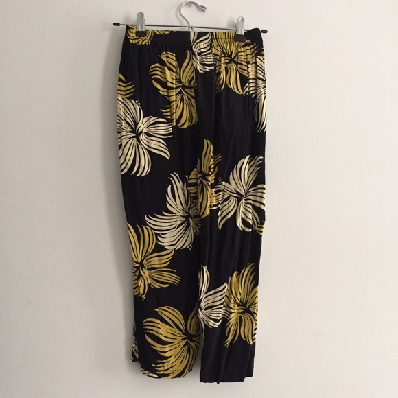 Vintage Tropical Print Culottes
