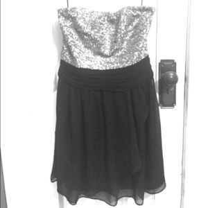 Strapless party dress