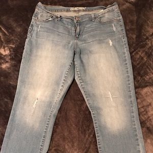 Old Navy "Sweet Heart" distressed Jeans