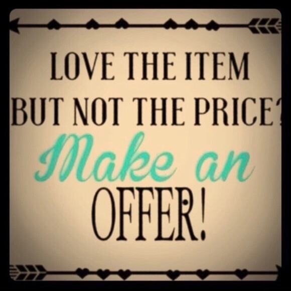 Love the item but not the price make an offer !