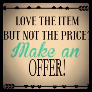 Love the item but not the price make an offer !