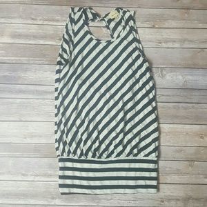 black and white shirt