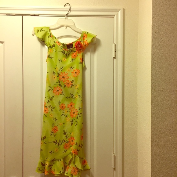 Florial little girl dress