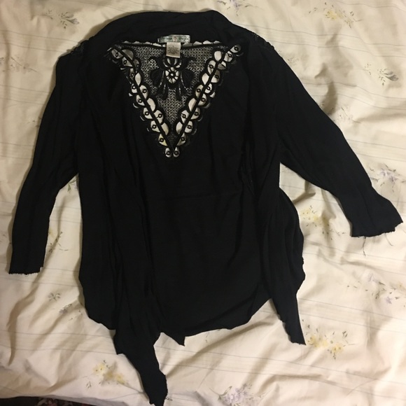 Black cardigan