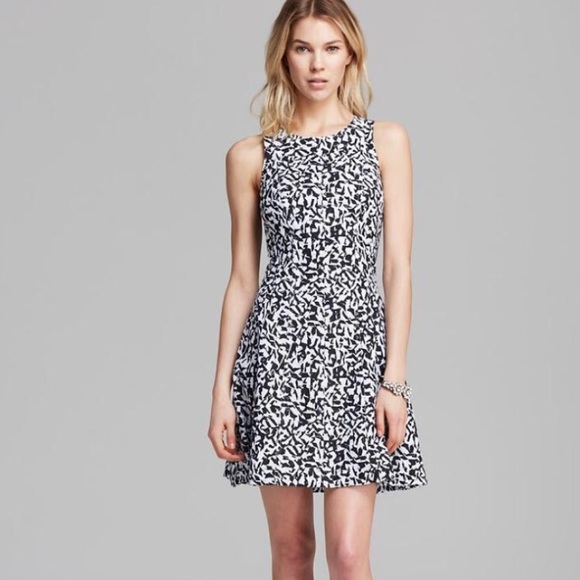 Theory patterned dress