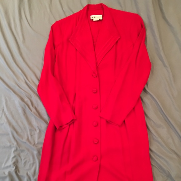 ⚡️FLASH SALE⚡️Vintage SL Fashions Red Dress