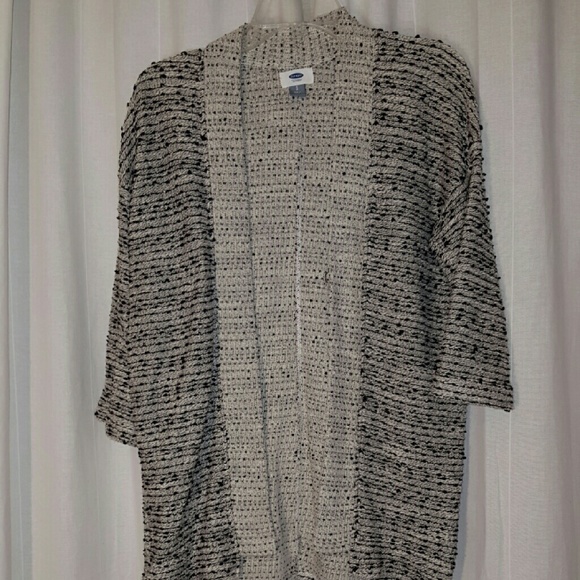 Old Navy marled 3/4 sleeve cardigan