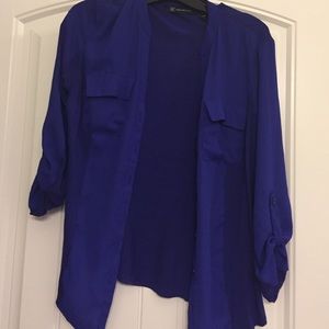 Blue INC Blouse