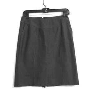 Dark grey Banana Republic pencil skirt size 2P