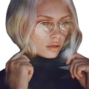 🍄70s clear Aviator glasses🍄