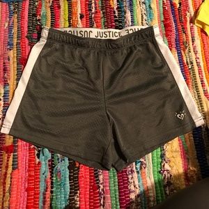 Justice girls sports shorts