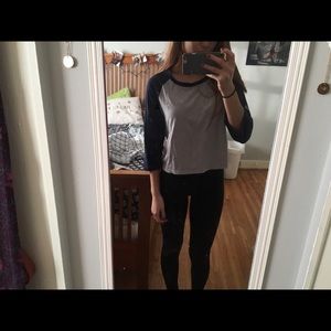 Boxy Cropped Baseball Tee