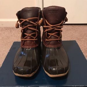 Women's Sperry Top-Sider Duck Boots (brown)