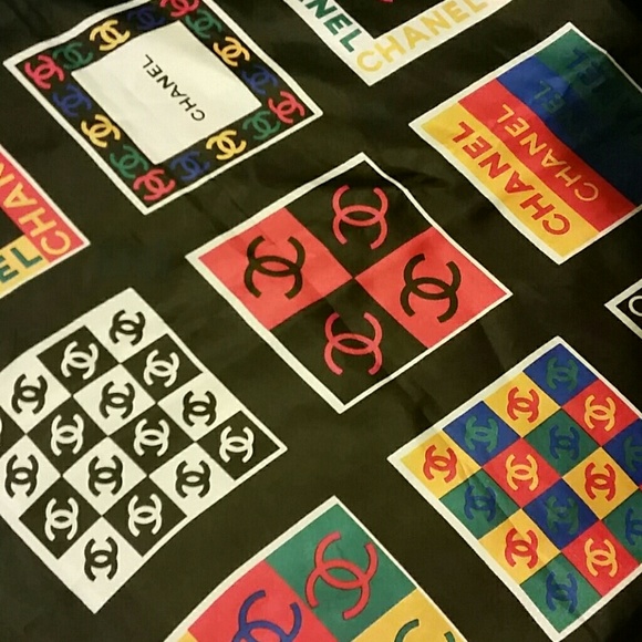 Vintage Chanel Multicolor Scarf