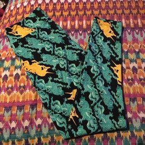 Lularoe OS Lion and Unicorn Leggings