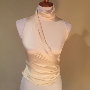 ARMANI COLLEZIONI sleeveless silk blouse size 4