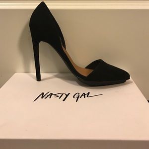 Nasty Gal D'Orsay Suede Pumps!