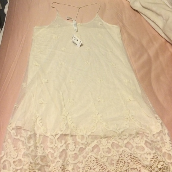 Beach lace cover up dress