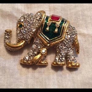 Beautiful Elephant brooch pin
