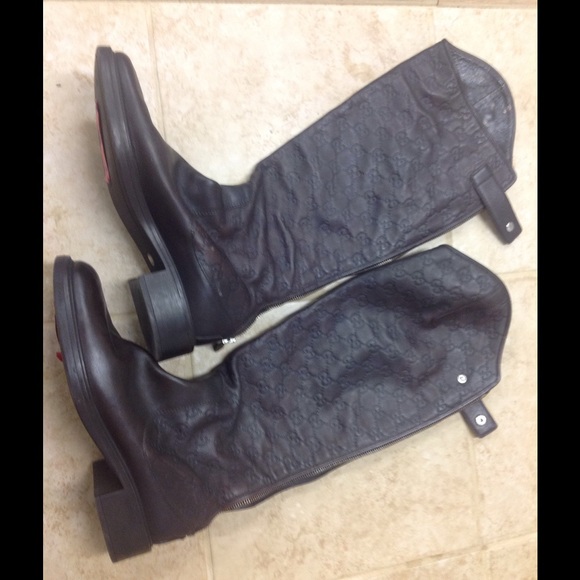 Gucci boots leather - Picture 2 of 3