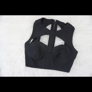 Black Crop Top