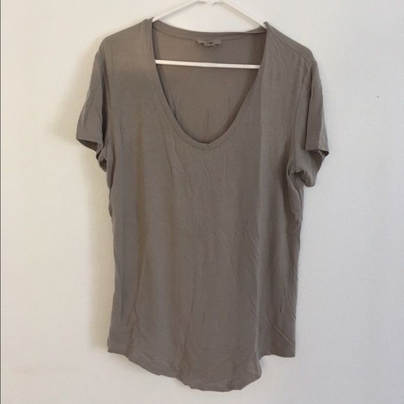 Grey Wool Blend Helmut T-Shirt