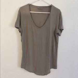 Grey Wool Blend Helmut T-Shirt