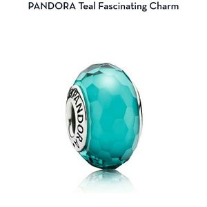 Teal Pandora Charm