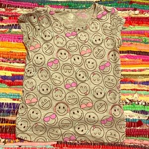 Girls emoji T-shirt