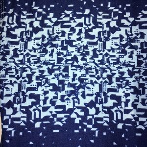 LuLaRoe OS Blue Gradient Leggings NWT